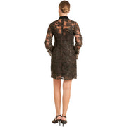 Sheer Metallic Embroidered dress - Hottie + Lord