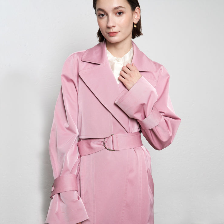 Pink Trench coat - Hottie + Lord