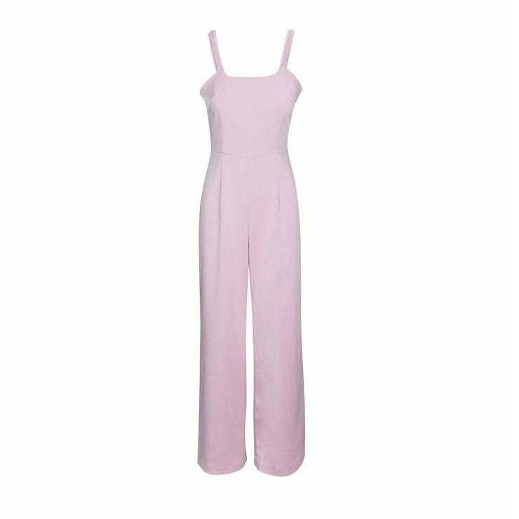 Xena Square neck Pink Jumpsuit - Hottie + Lord
